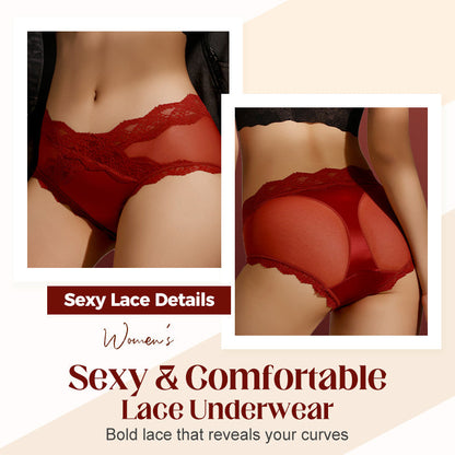 ⏳Begrenzte Zeit 50% Rabatt💥💕Damen sexy und bequeme Unterhosen mit Spitze